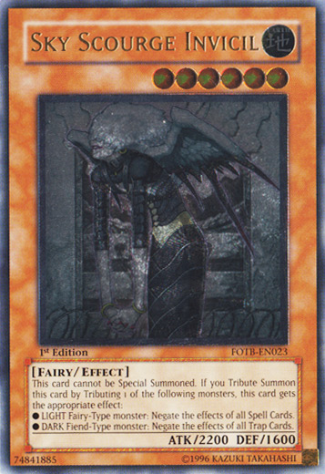Sky Scourge Invicil [FOTB-EN023] Ultimate Rare | Chromatic Games
