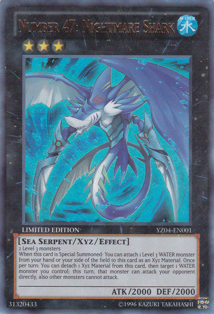 Number 47: Nightmare Shark [YZ04-EN001] Ultra Rare | Chromatic Games