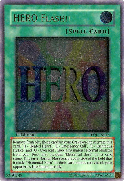 HERO Flash!! [EOJ-EN042] Ultimate Rare | Chromatic Games