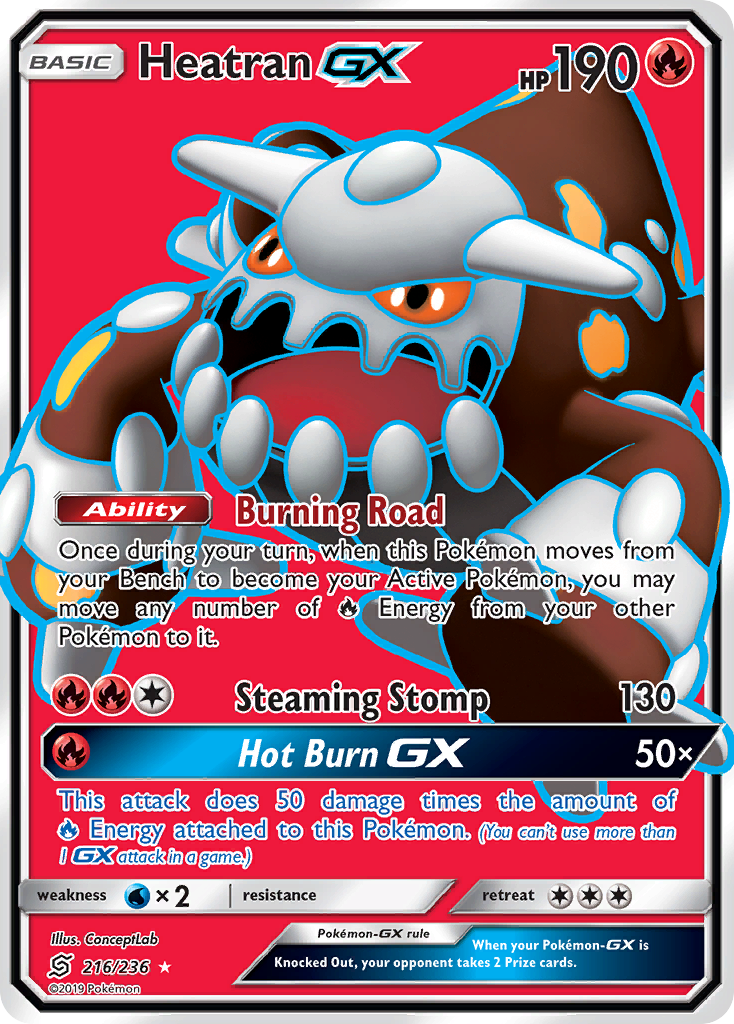 Heatran GX (216/236) [Sun & Moon: Unified Minds] | Chromatic Games