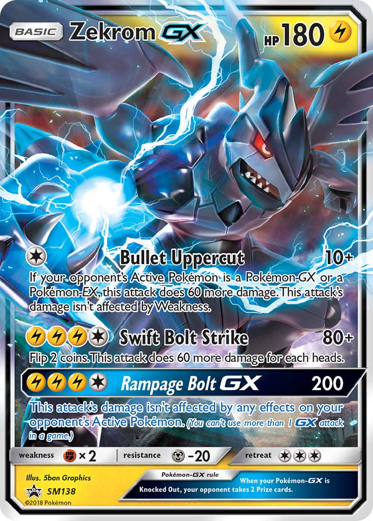 Zekrom GX (SM138) [Sun & Moon: Black Star Promos] | Chromatic Games