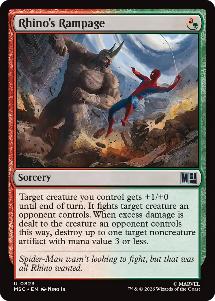 Rhino's Rampage [Marvel Super Heroes Commander] | Chromatic Games