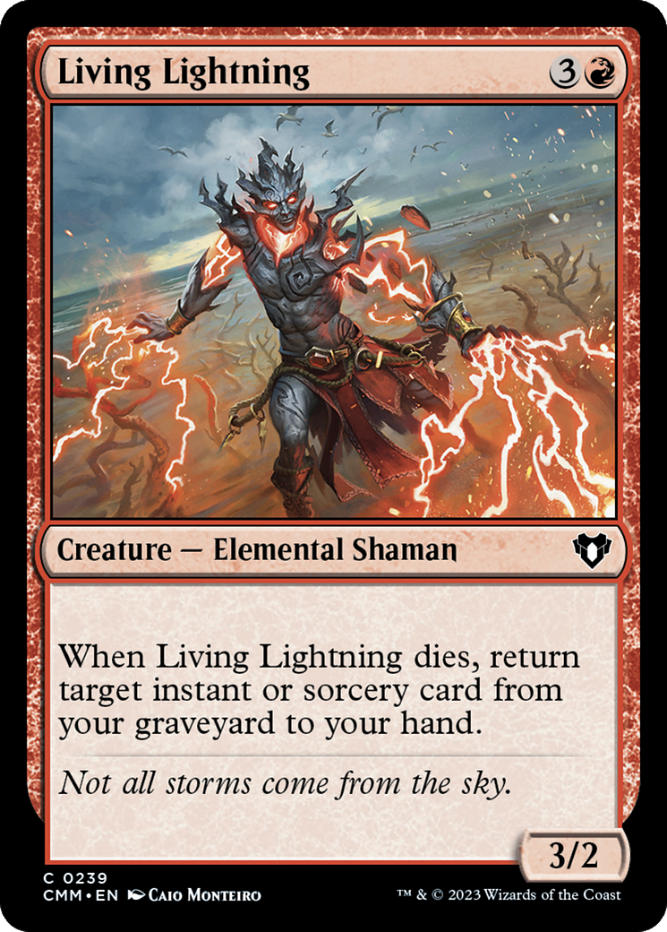 Living Lightning [Commander Masters] | Chromatic Games