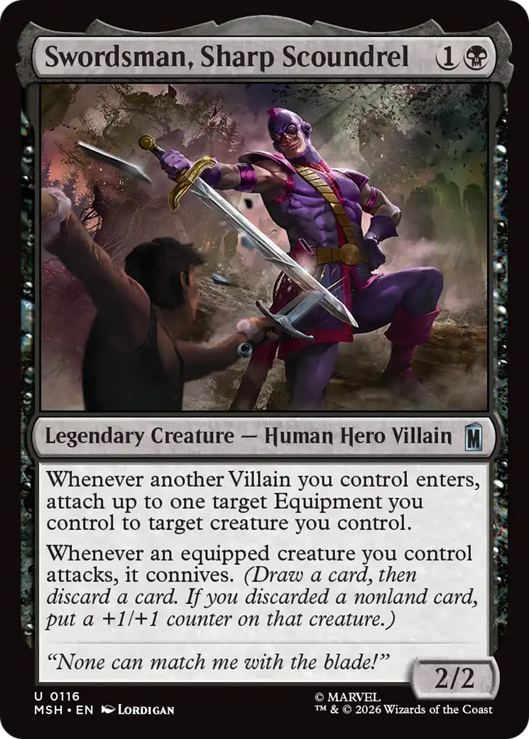 Swordsman, Sharp Scoundrel [Marvel Super Heroes] | Chromatic Games