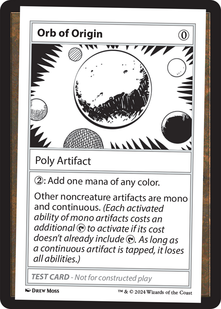 Orb of Origin [Mystery Booster 2 Playtest Cards] | Chromatic Games