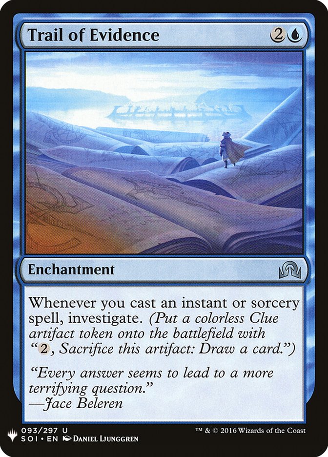 Trail of Evidence [Mystery Booster] | Chromatic Games