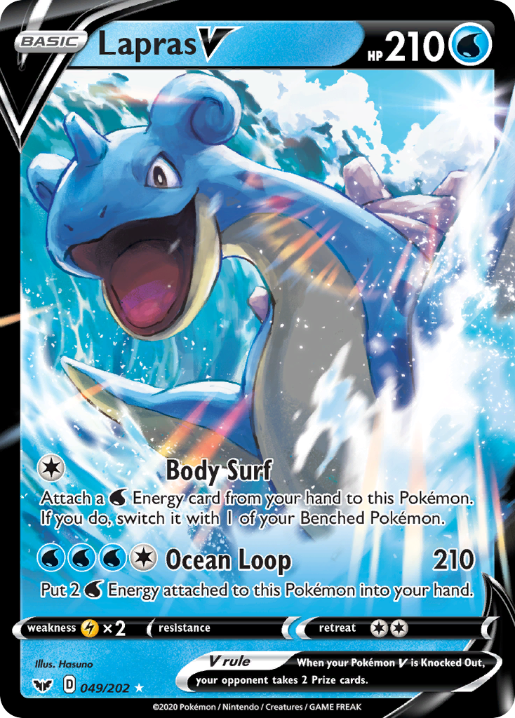 Lapras V (049/202) [Sword & Shield: Base Set] | Chromatic Games