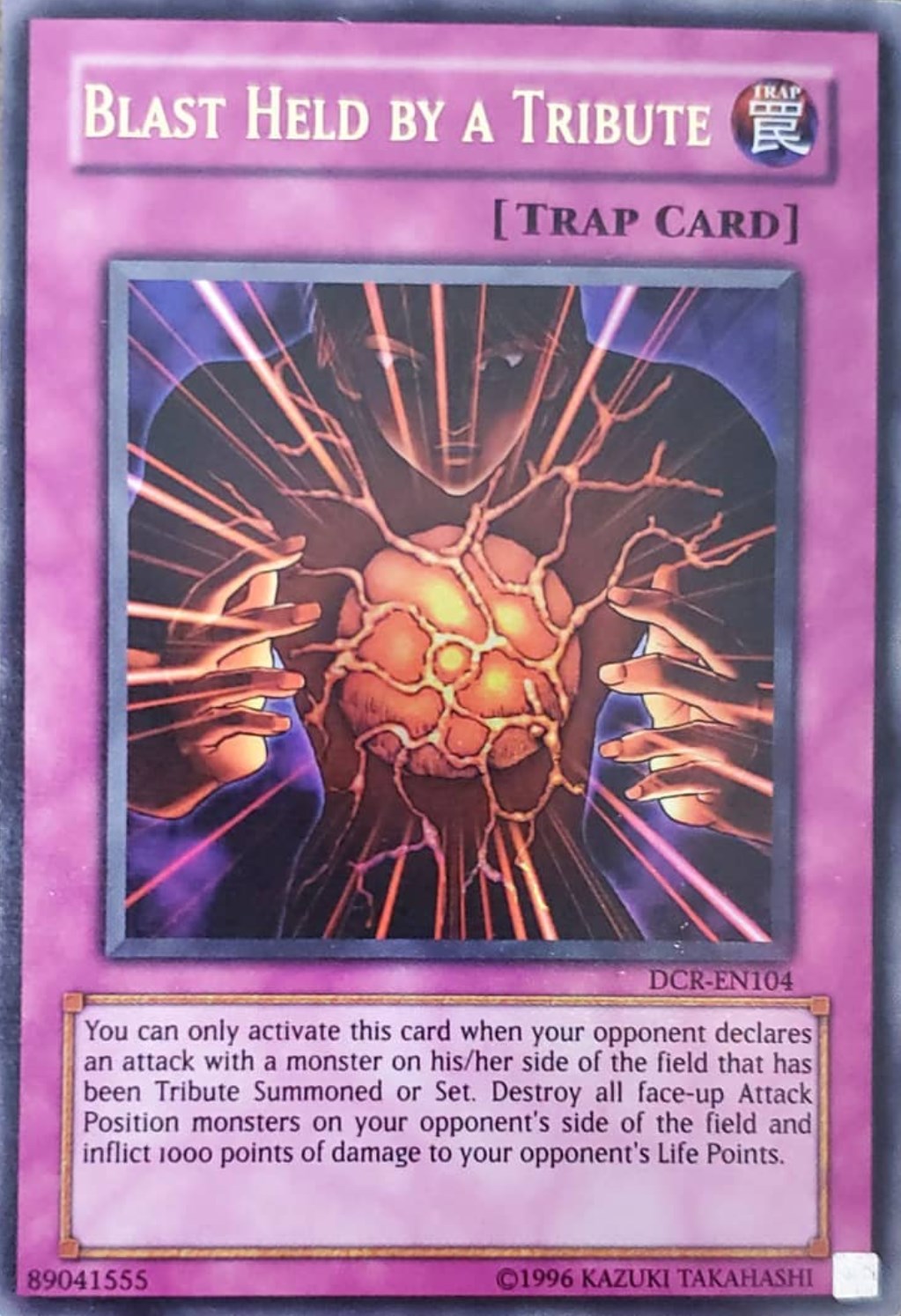 Blast Held by a Tribute [DCR-EN104] Ultra Rare | Chromatic Games