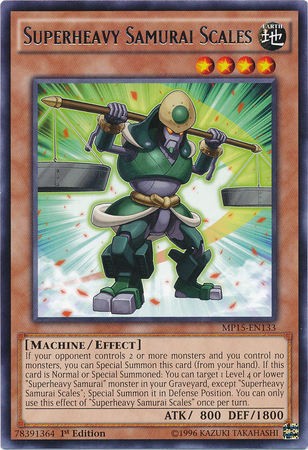Superheavy Samurai Scales [MP15-EN133] Rare | Chromatic Games