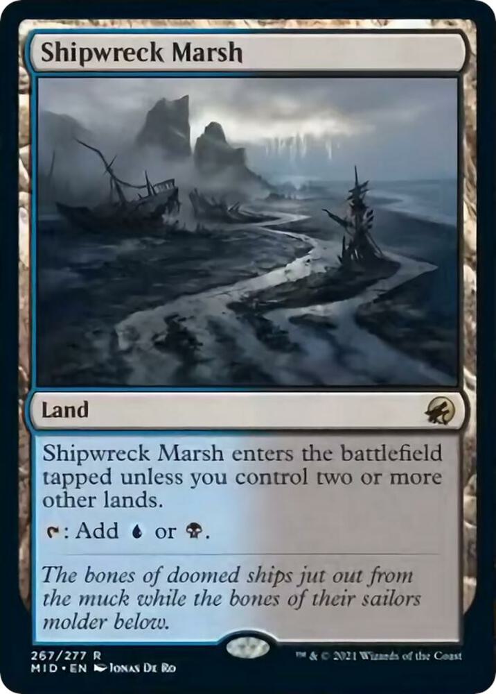 Shipwreck Marsh 267 (Innistrad: Midnight Hunt)  | Chromatic Games