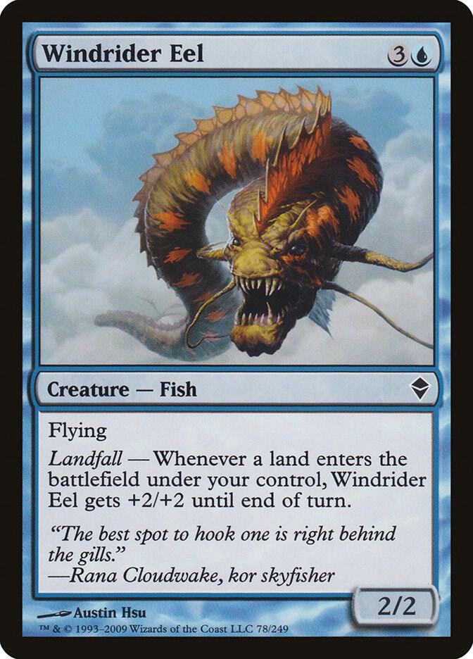 Windrider Eel 78/249 (Zendikar)  | Chromatic Games