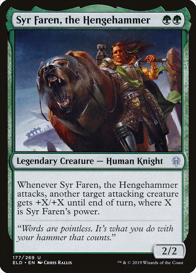 Syr Faren, the Hengehammer 177/269 (Throne of Eldraine)  | Chromatic Games