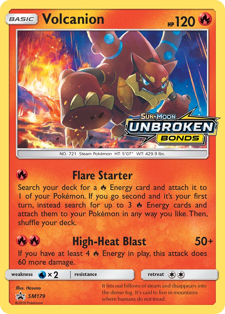 Volcanion (SM179) [Sun & Moon: Black Star Promos] | Chromatic Games