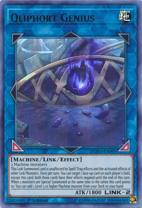 Qliphort Genius [DUPO-EN095] Ultra Rare | Chromatic Games