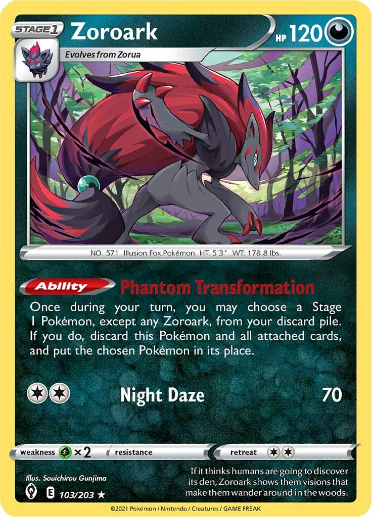 Zoroark (103/203) [Sword & Shield: Evolving Skies] | Chromatic Games