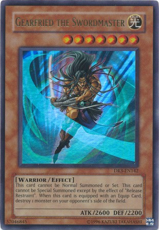 Gearfried the Swordmaster [DR3-EN142] Ultra Rare | Chromatic Games