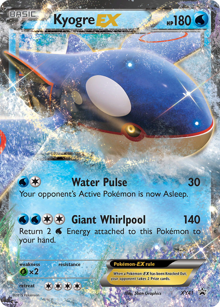 Kyogre EX (XY41) [XY: Black Star Promos] | Chromatic Games