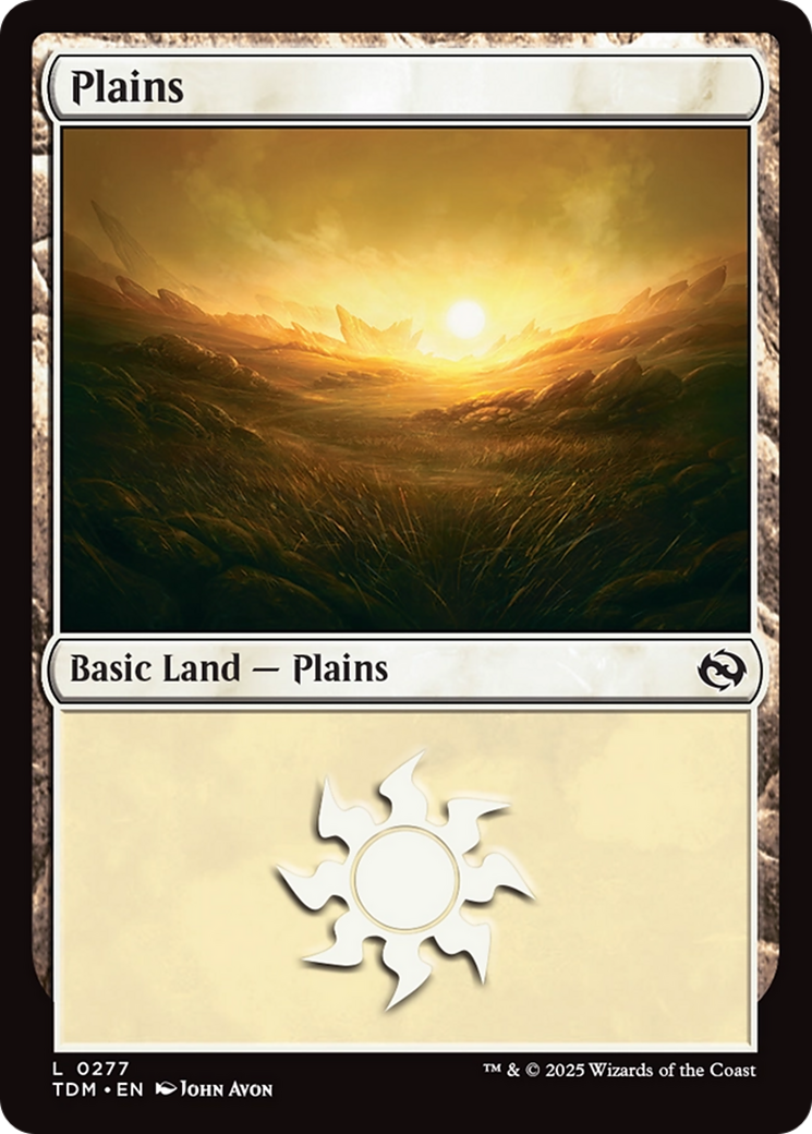 Plains (0277) [Tarkir: Dragonstorm] | Chromatic Games