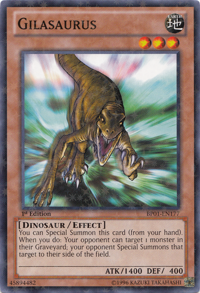 Gilasaurus [BP01-EN177] Starfoil Rare | Chromatic Games