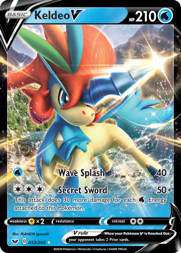 Keldeo V (053/202) [Sword & Shield: Base Set] | Chromatic Games