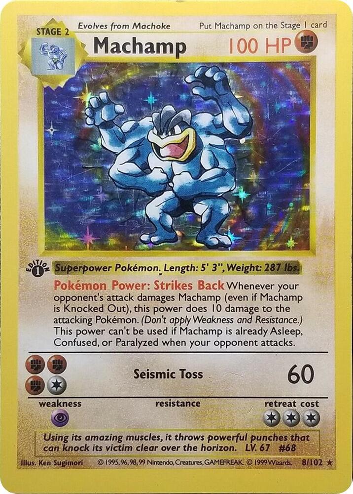 Machamp 008/102 (Deck Exclusives)  - 1st Edition Holofoil | Chromatic Games