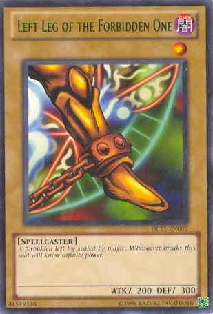 Left Leg of the Forbidden One (Green) [DL11-EN003] Rare | Chromatic Games