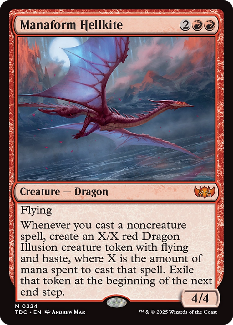 Manaform Hellkite [Tarkir: Dragonstorm Commander] | Chromatic Games