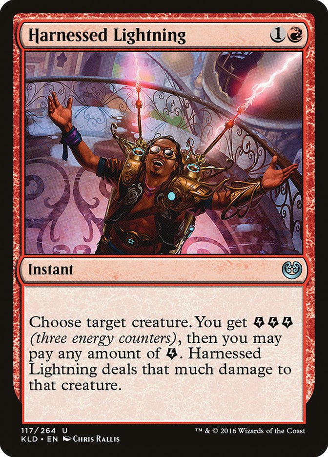 Harnessed Lightning 117/264 (Kaladesh)  | Chromatic Games