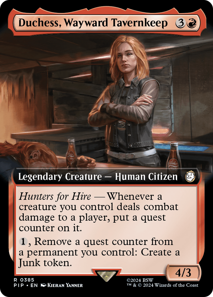 Duchess, Wayward Tavernkeep (Extended Art) [Fallout] | Chromatic Games