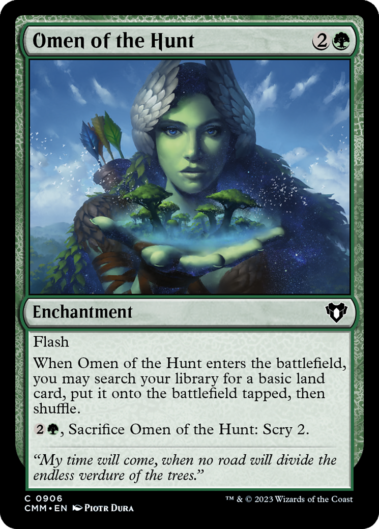 Omen of the Hunt [Commander Masters] | Chromatic Games