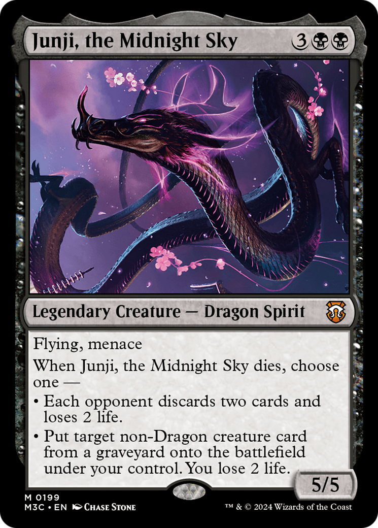 Junji, the Midnight Sky (Ripple Foil) [Modern Horizons 3 Commander] | Chromatic Games