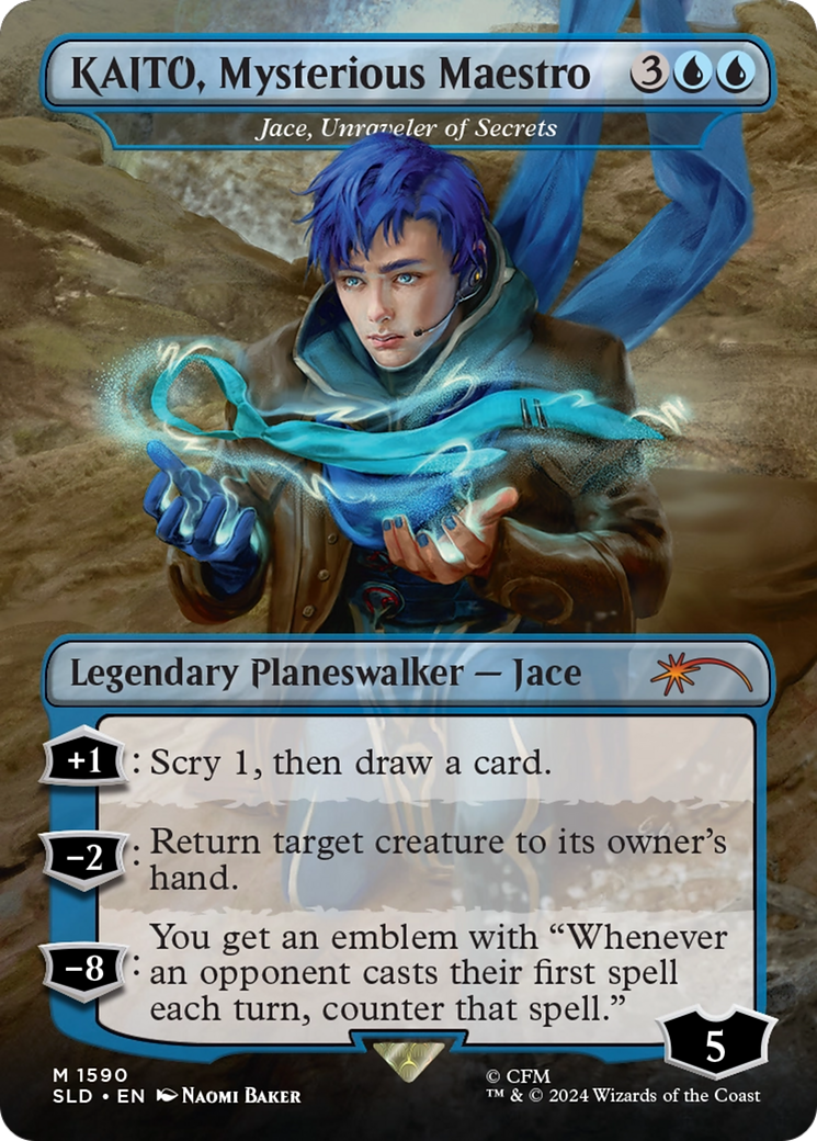 KAITO, Mysterious Maestro - Jace, Unraveler of Secrets [Secret Lair Drop Series] | Chromatic Games