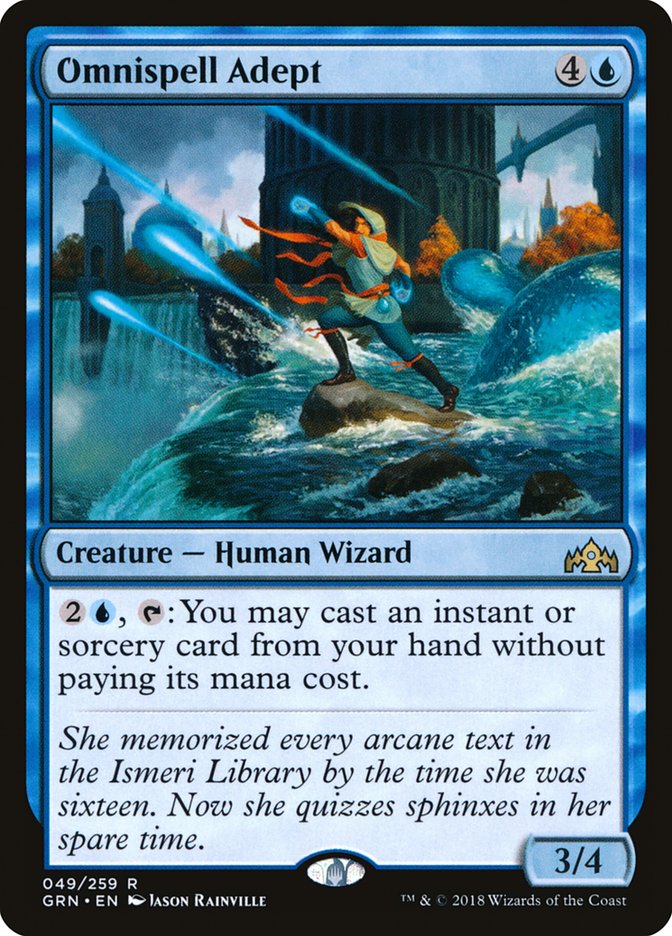 Omnispell Adept 49/259 (Guilds of Ravnica)  | Chromatic Games