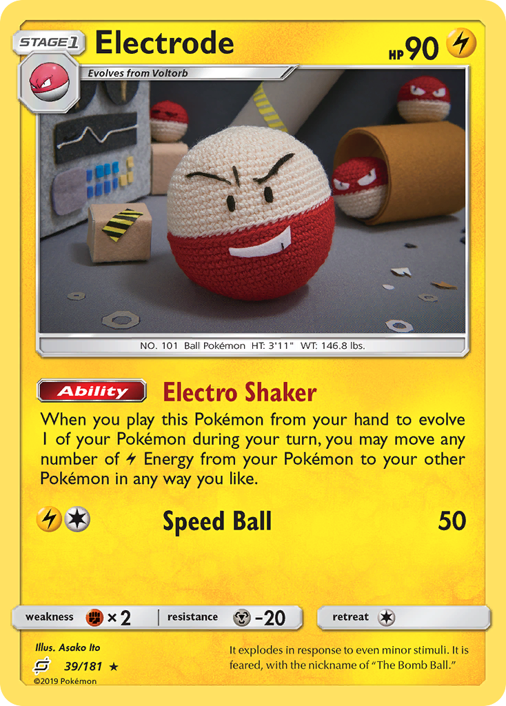 Electrode (39/181) [Sun & Moon: Team Up] | Chromatic Games