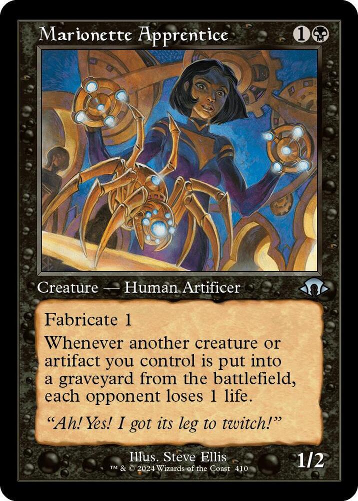 Marionette Apprentice 410 (Modern Horizons 3)  - Retro Foil | Chromatic Games