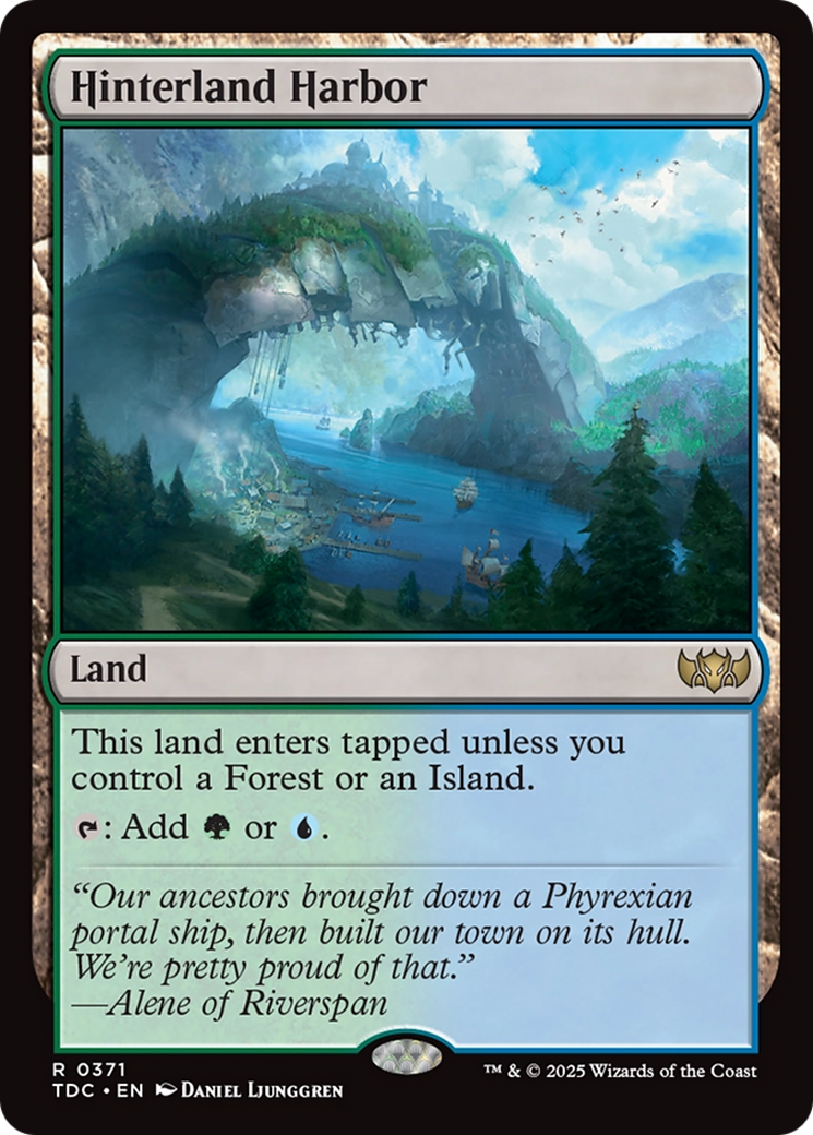 Hinterland Harbor [Tarkir: Dragonstorm Commander] | Chromatic Games