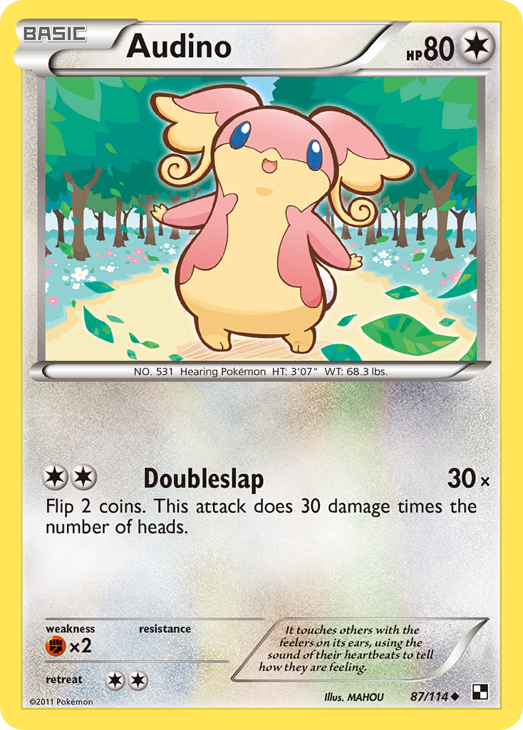 Audino (87/114) [Black & White: Base Set] | Chromatic Games