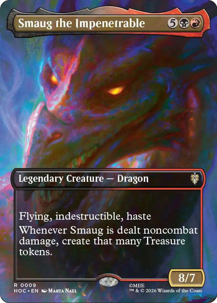 Smaug the Impenetrable (Borderless) [The Hobbit: Eternal-Legal] | Chromatic Games