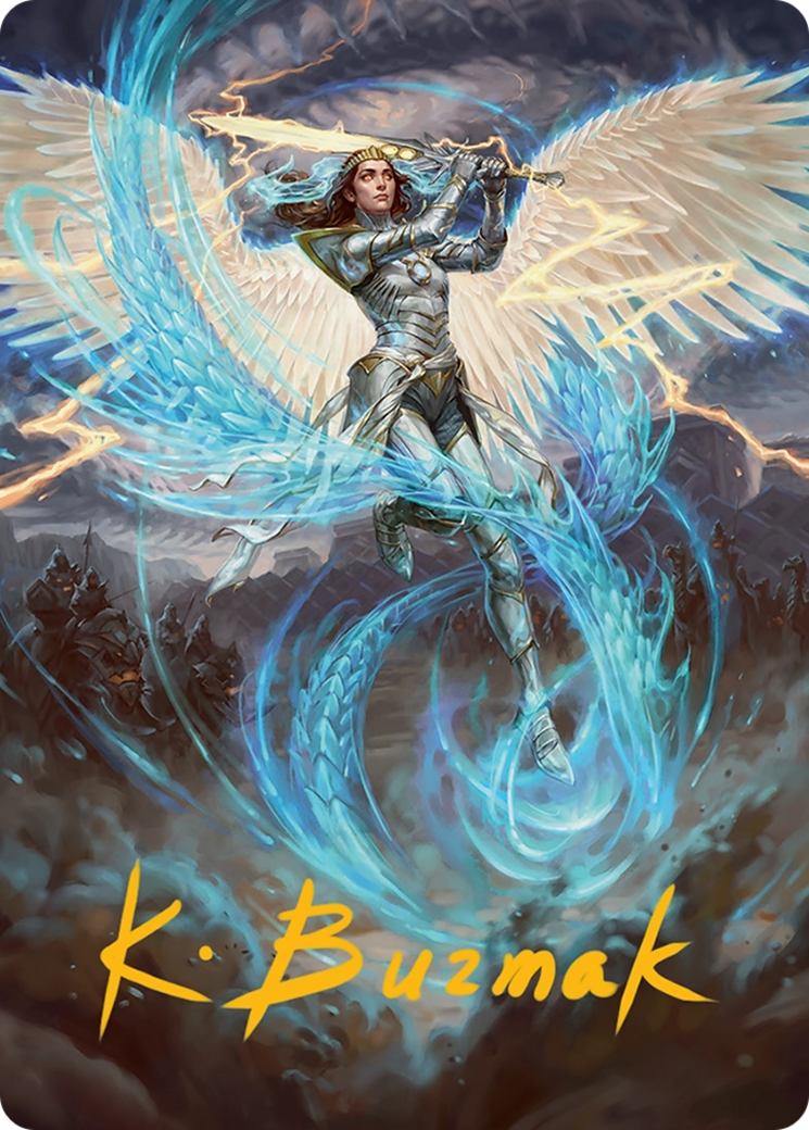 Elspeth, Storm Slayer Art Card (49/54) [Tarkir: Dragonstorm Art Series] | Chromatic Games