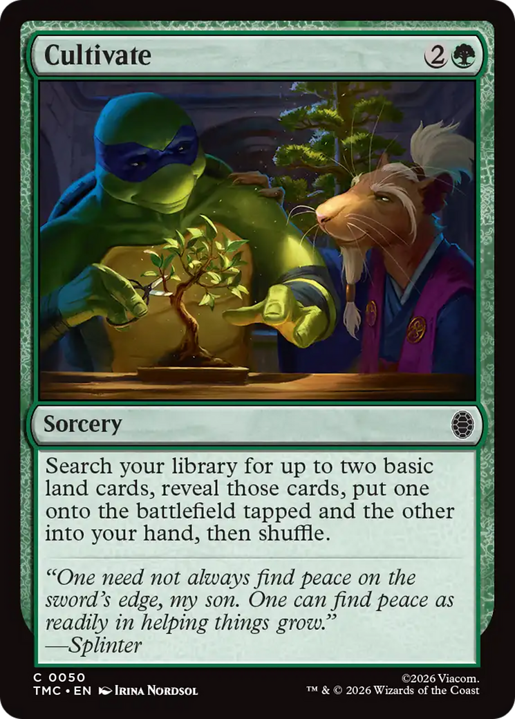 Cultivate [Teenage Mutant Ninja Turtles Commander] | Chromatic Games