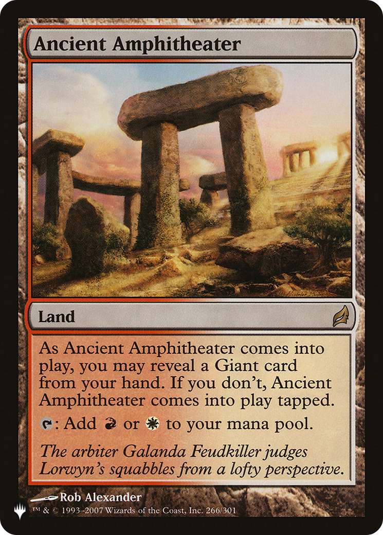 Ancient Amphitheater (LRW) [The List] | Chromatic Games