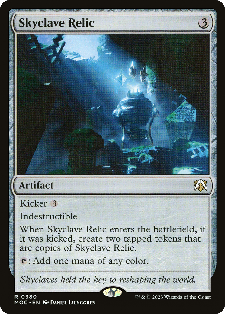 Skyclave Relic [March of the Machine Commander] | Chromatic Games