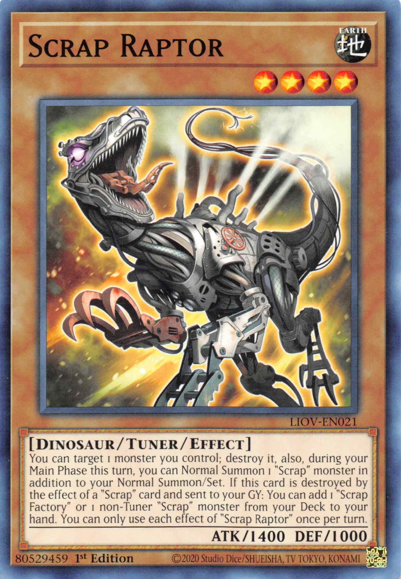 Scrap Raptor [LIOV-EN021] Common | Chromatic Games