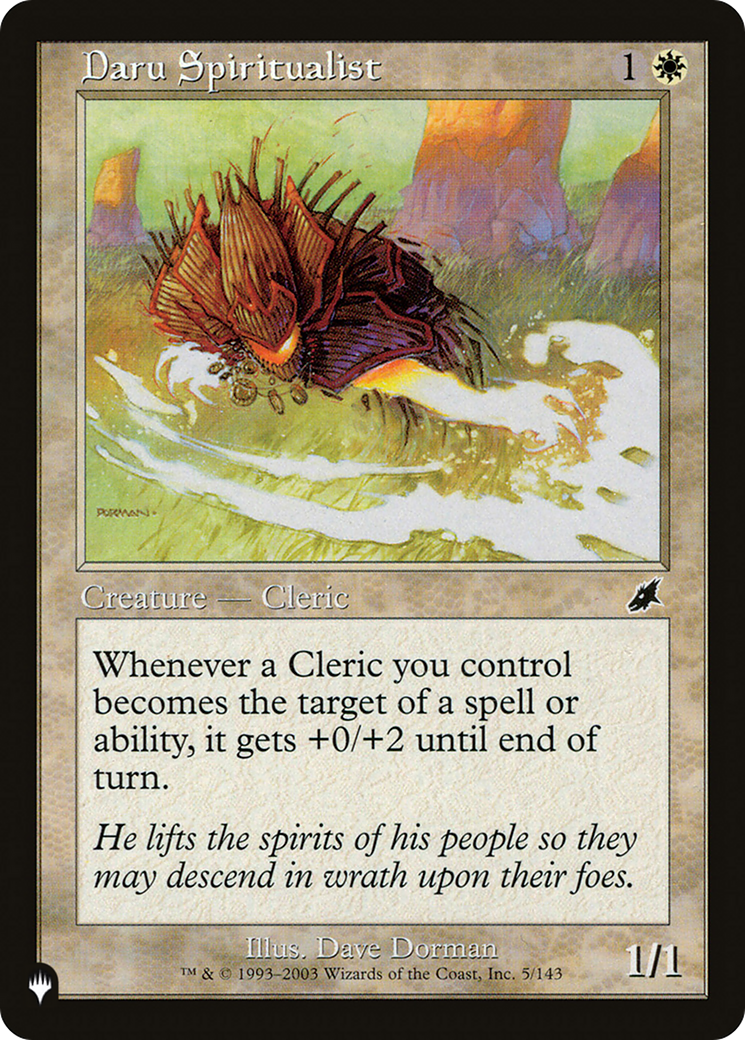 Daru Spiritualist [The List Reprints] | Chromatic Games