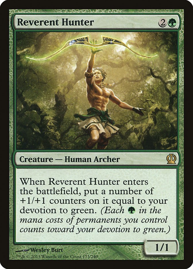 Reverent Hunter 173/249 (Theros)  | Chromatic Games
