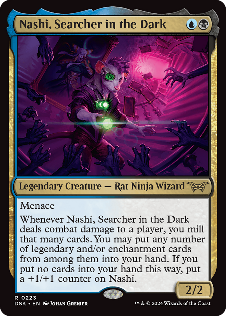 Nashi, Searcher in the Dark [Duskmourn: House of Horror] | Chromatic Games