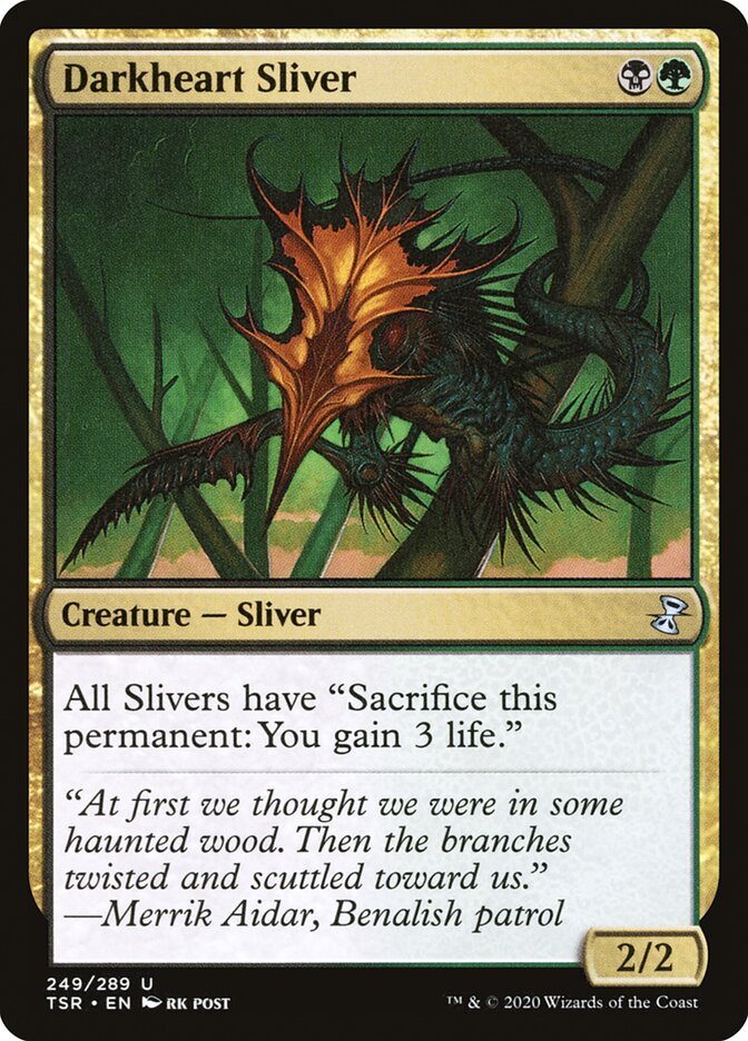 Darkheart Sliver 249/289 (Time Spiral: Remastered)  | Chromatic Games
