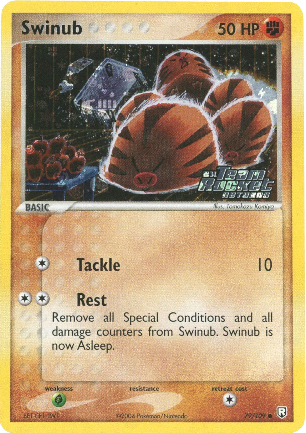 Swinub (79/109) (Stamped) [EX: Team Rocket Returns] | Chromatic Games