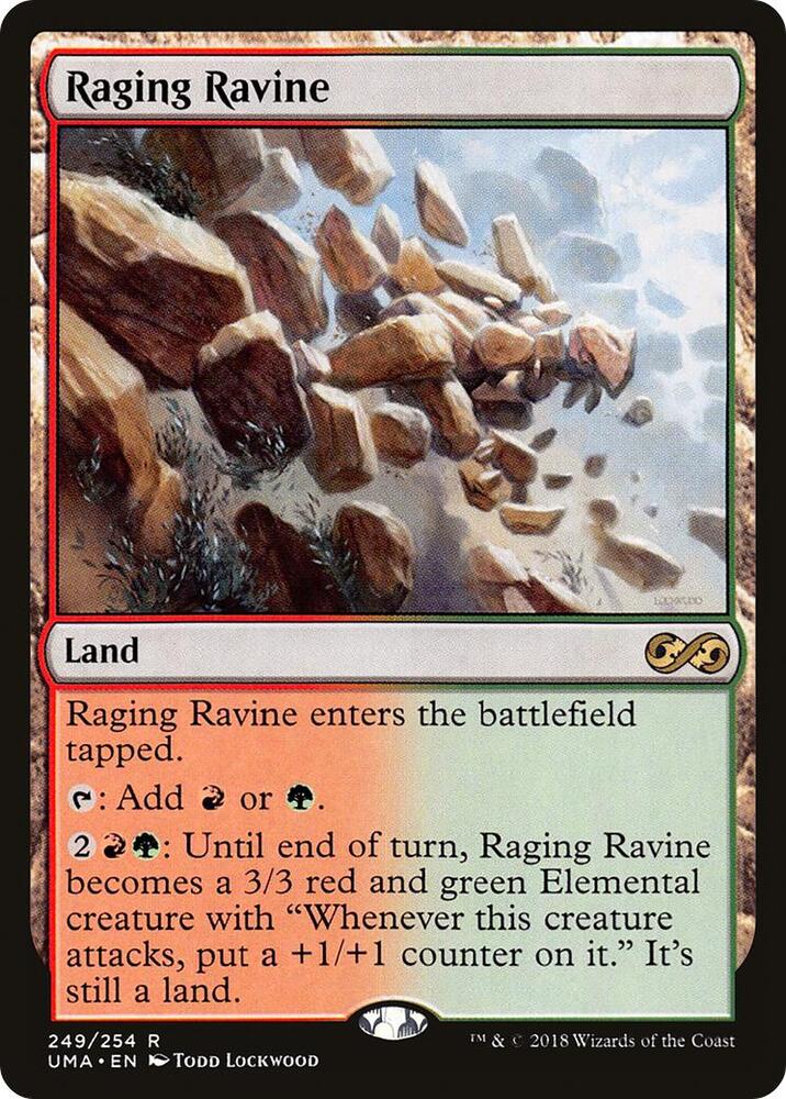 Raging Ravine 249/254 (Ultimate Masters)  - Foil | Chromatic Games