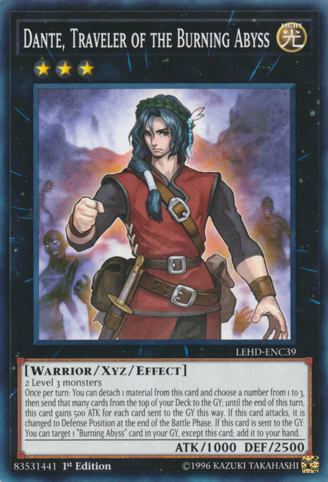 Dante, Traveler of the Burning Abyss [LEHD-ENC39] Common | Chromatic Games